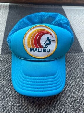 Aviator Nation Malibu Turquoise Mesh Trucker Hat